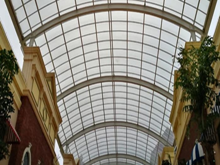 石家庄屋面网架顶棚吊装方案