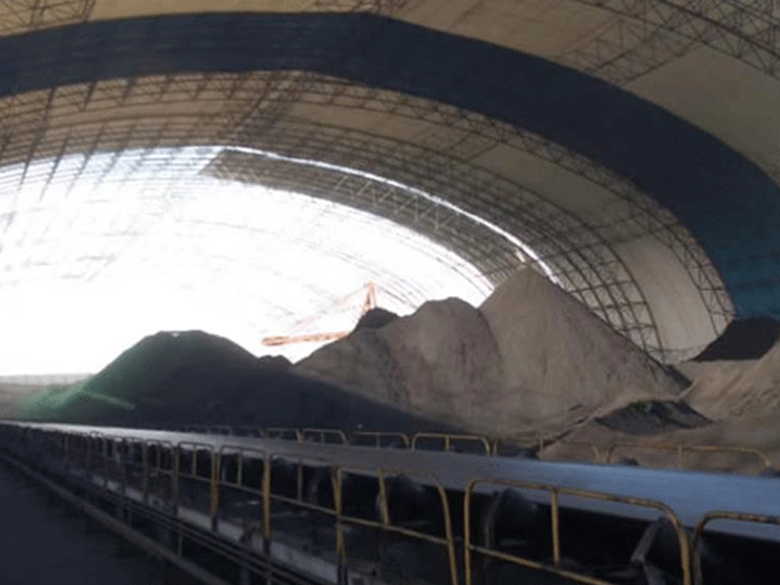 石家庄煤棚料仓网架